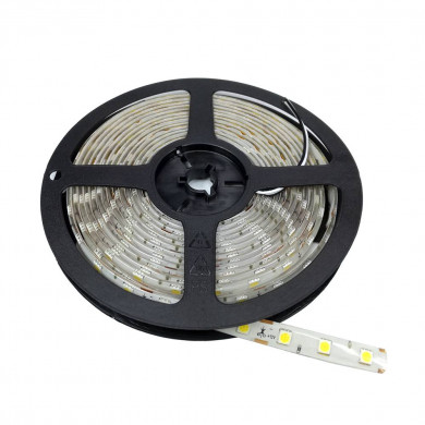 LED ЛЕНТА 1ролка-5м, 5050 60 SMD/m ВЛАГОЗАЩИТЕНА – Топло Бяла