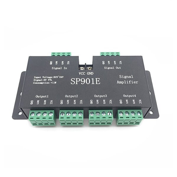 УСИЛВАТЕЛ DC5-24V 2×4=8 Group SPI Signal