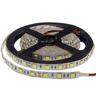 LED ЛЕНТА 1ролка-5м, 5050 30 SMD/m НЕВЛАГОЗАЩИТЕНА – Неутрално Бяло