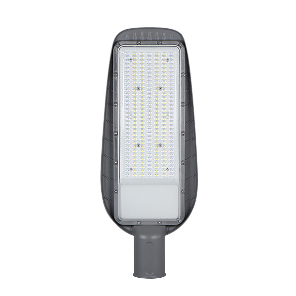 LED УЛИЧНО ОСВЕТЛЕНИЕ 150W 220-240V 100LM/W IP65 75×135° 6000K СИВО ТЯЛО