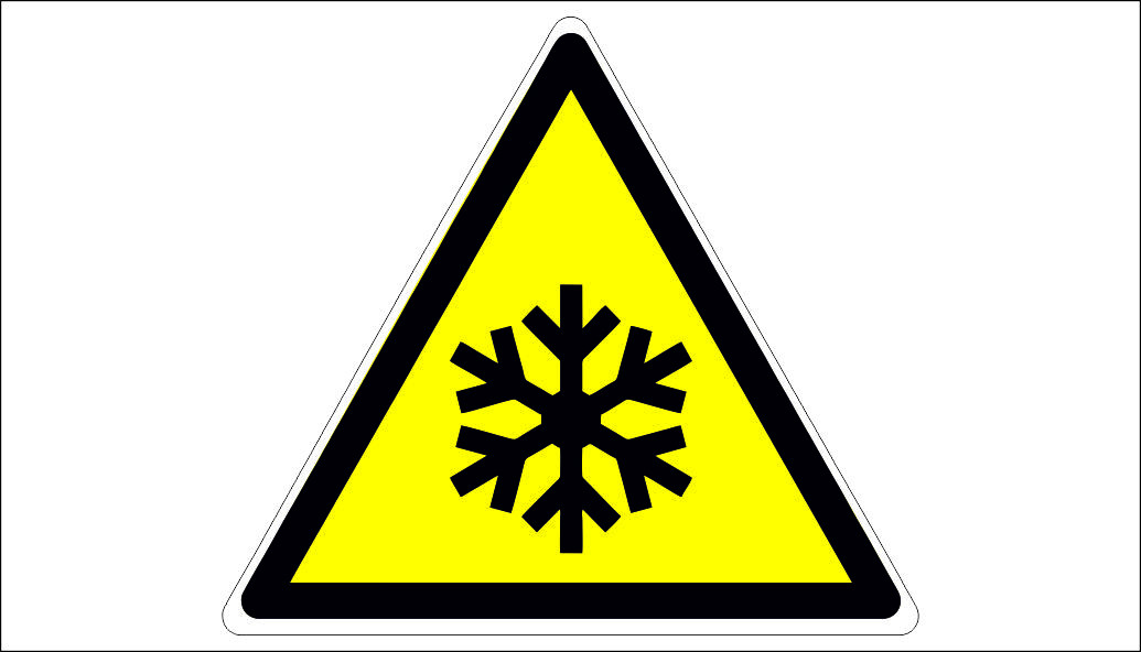 "LOW TEMPERATURE" SIGN