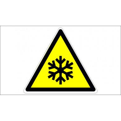 "LOW TEMPERATURE" SIGN