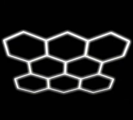 КОМПЛЕКТ 8 ХЕКСАНГОНОВ ОСВЕТИТЕЛ 280W 33600LM 6000K