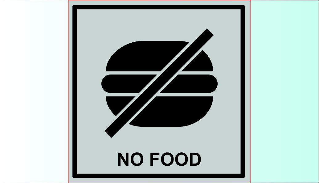 3D ПИКТОГРАМА ЗА ХОТЕЛ - NO_FOOD