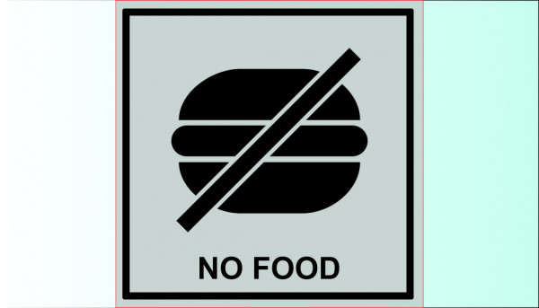 3D ПИКТОГРАМА ЗА ХОТЕЛ - NO_FOOD