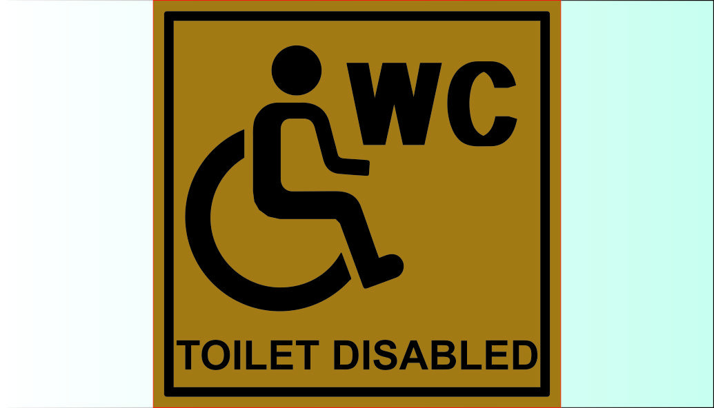 3D ПИКТОГРАМА ЗА ХОТЕЛ - TOILET_DISABLED