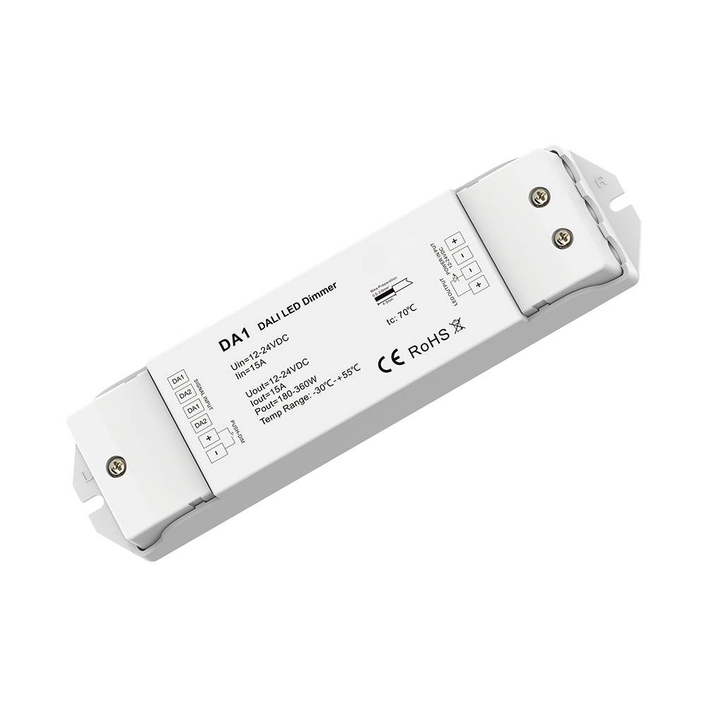 DALI LED ДИМЕР DA1 12-24VDC 15A*1CH 180W/260W(12V/24V)