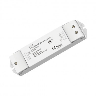 0/1-10V DIMMING DRIVER LV-L 12-36VDC 12A*1CH MAX12A 12V/24V/36V (144W/288W/432W)