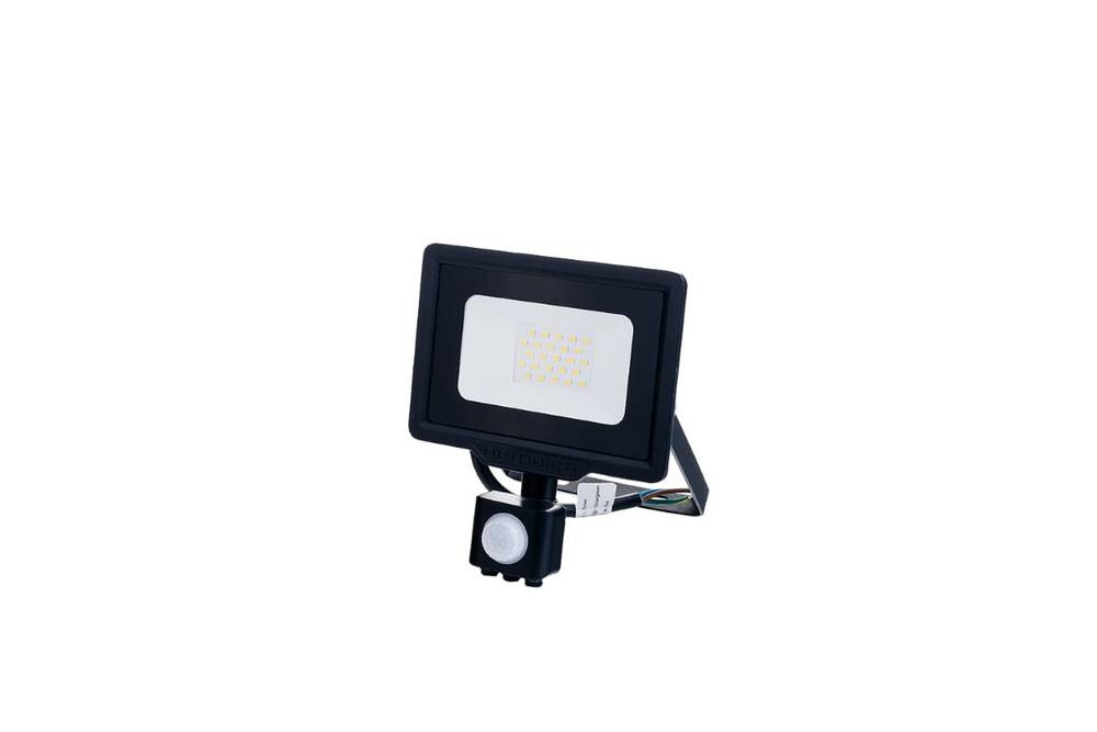 30W LED SMD ПРОЖЕКТОР 2400LM AC220-265V 120° IP65 СЪС СЕНЗОР, БЯЛ – Студено Бяла