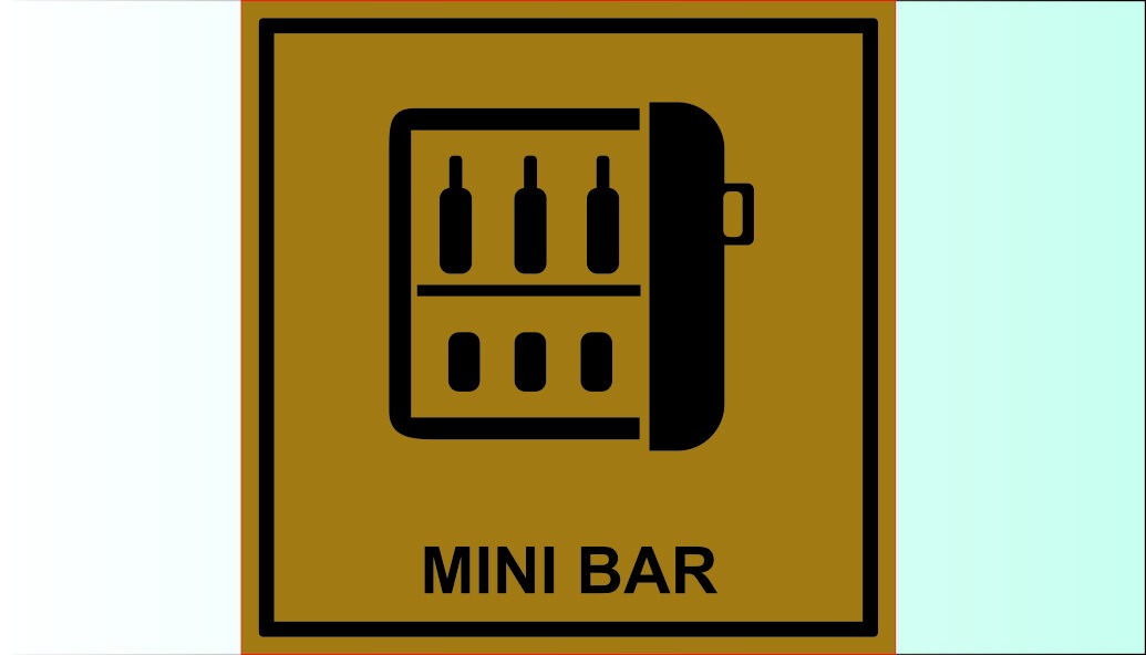 3D ПИКТОГРАМА ЗА ХОТЕЛ - MINI BAR