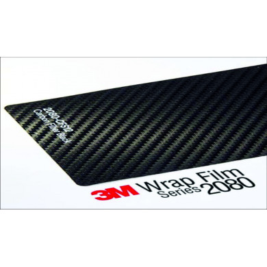 3M Wrap Film Series 2080 CFS12 Carbon Film, Black