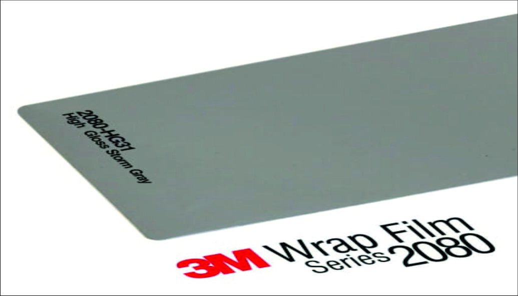 3M 2080 Wrap Film Series HG31 - Light Gray Super Gloss