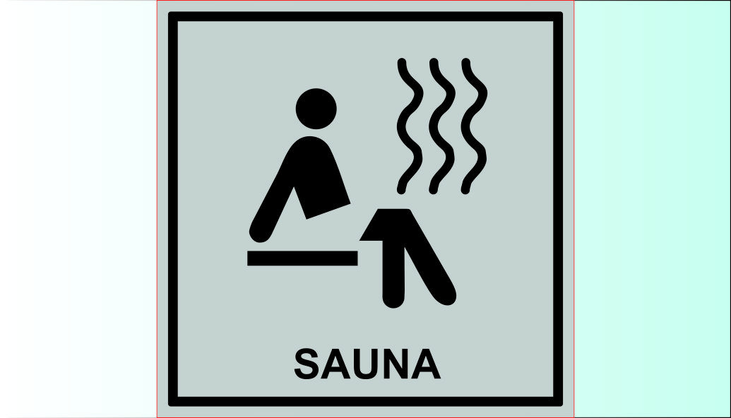 3D ПИКТОГРАМА ЗА ХОТЕЛ - SAUNA