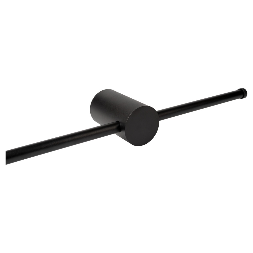 LED СТЕНЕН ОСВЕТИТЕЛ 16W ЧЕРЕН АЛУМИНИЙ 3000K IP20