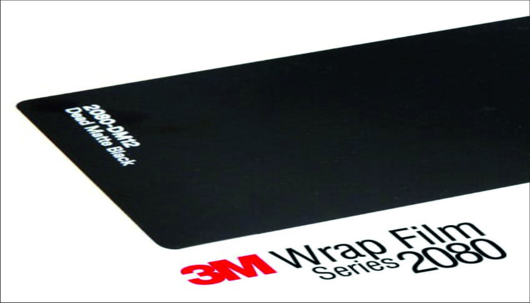 3M 2080 Car Wrap Series DM12 Black Matt