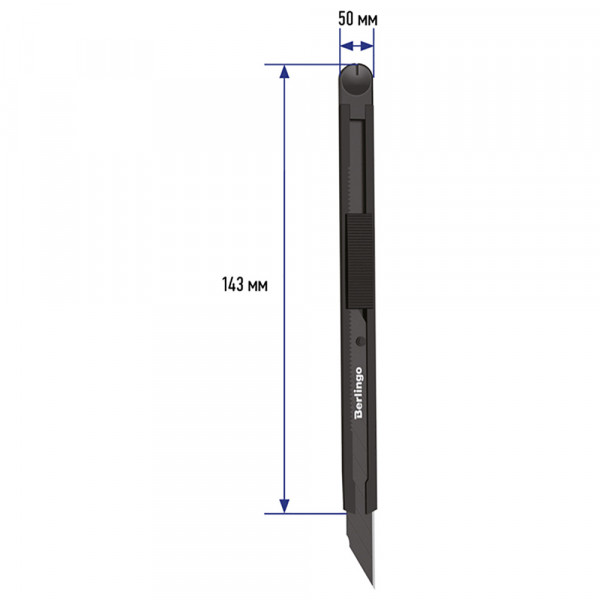 Model knife Berlingo Double Black 9mm