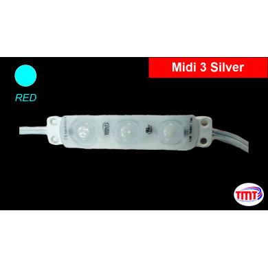 Midi 3 Silver, LED Module, BLUE, 1,20W, IP 67