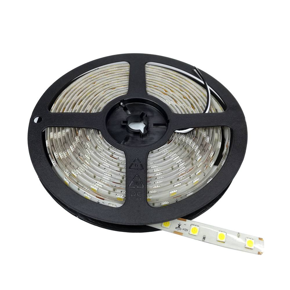 LED ЛЕНТА 1ролка-5м, 5050 30 SMD/m ВЛАГОЗАЩИТЕНА – Топло Бяла