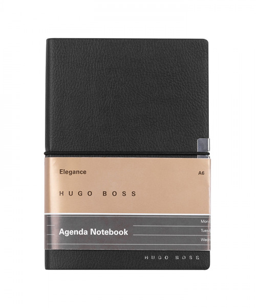 NOTEBOOK A6 ELEGANCE STORYLINE BLACK AGENDA