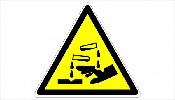 CORROSIVE SUBSTANCE LABEL

