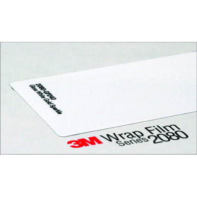 3M 2080 Wrap Film Series GP240 Gloss – brilliant white color, gloss