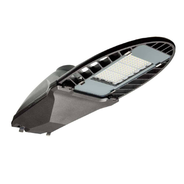 LED УЛИЧНА ЛАМПА 100W AC100-240V 130LM/W 5700K MOSO-Driver IP66 BRIDGELUX-LED 0-10V ДИМИРАЩА СЕ WITH PHOTOCELL(ON/OFF)