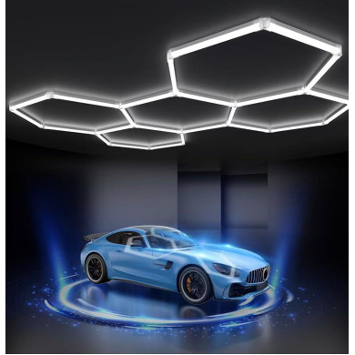 КОМПЛЕКТ 5 ХЕКСАНГОНОВ ОСВЕТИТЕЛ 192W 23040LM 6000K