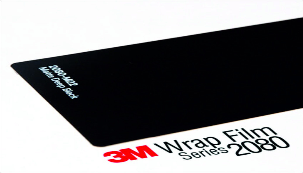 3M 2080 Car Wrap Series M22 – black, matt