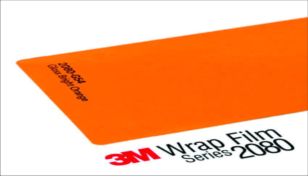 3M 2080 Wrap Film Series G54 - Deep Orange, Gloss