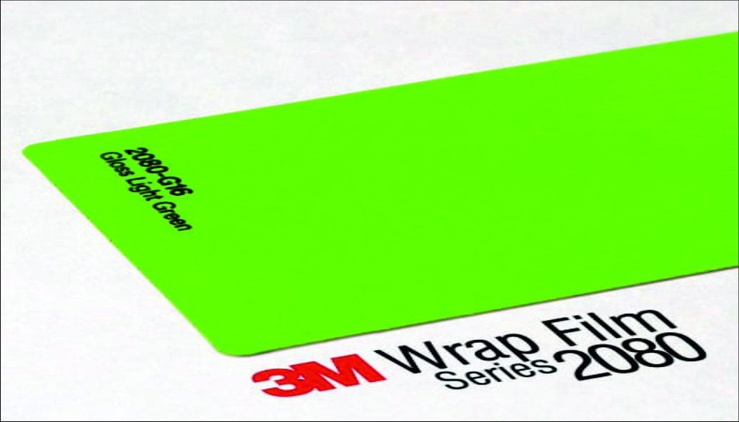 3M 2080 Wrap Film Series G16 – light green, glossy