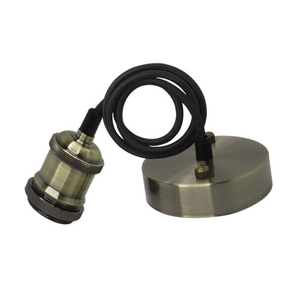 РЕТРО ПЕНДЕЛ LIGHT HOLDER 1M E27 БРОНЗОВ