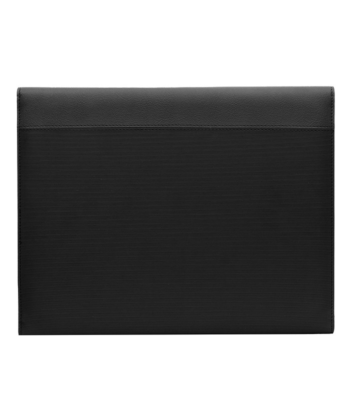 HUGO BOSS PINSTRIPE BLACK FOLDER A4