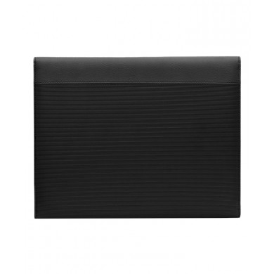 HUGO BOSS PINSTRIPE BLACK FOLDER A4