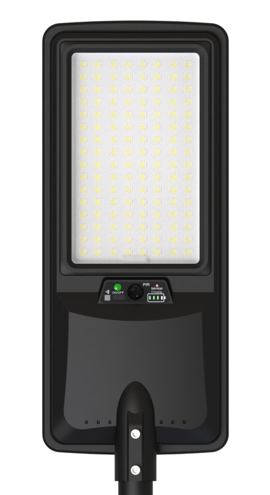 LED СОЛАРНА УЛИЧНА ЛАМПА 24W 4500LM 25Ah 6000K IP65 СЪС СЕНЗОР ЗА ДВИЖЕНИЕ/ДИСТАНЦИОННО УПРАВЛЕНИЕ