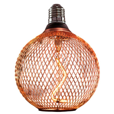 LED КРУШКА Е27 2.5W 188LM 180-240V 1800K МЕДНА- ЗЛАТИСТ ЕФЕКТ