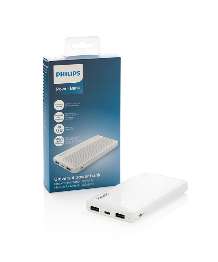 Philips 10.000 slim Преносима батерия