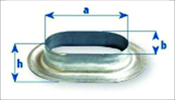 Овални Поцинкована Капса