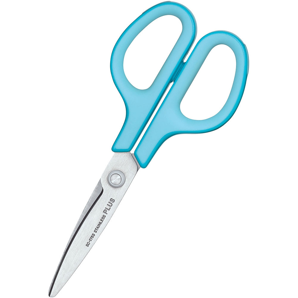 Scissors Plus Stainless Steel Blue 17.5 cm