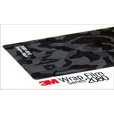 3M 2080 Wrap Film Series SB12 - Black Camouflage